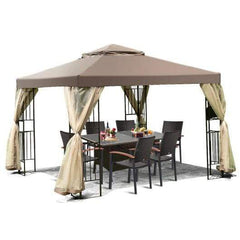 Starwood Rack Canopies & Gazebos 10' x 10' Awning Patio Screw-free Structure Canopy Tent