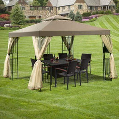 Starwood Rack Canopies & Gazebos 10' x 10' Awning Patio Screw-free Structure Canopy Tent