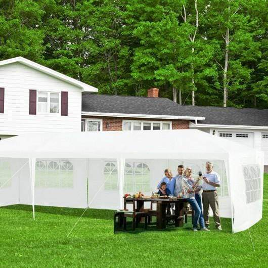Starwood Rack Canopies & Gazebos 10' x 30' Outdoor Party Wedding 5 Sidewall Tent Canopy Gazebo