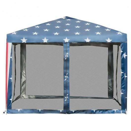 Starwood Rack Canopies & Gazebos Outdoor 10’ x 10’ Pop-up Canopy Tent Gazebo Canopy