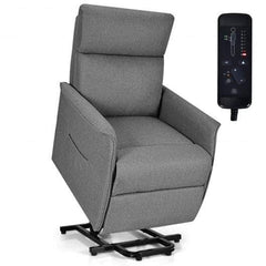 Starwood Rack Health & Beauty Electric Fabric Padded Power Lift Massage Chair Recliner Sofa-Gray
