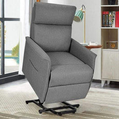 Starwood Rack Health & Beauty Electric Fabric Padded Power Lift Massage Chair Recliner Sofa-Gray