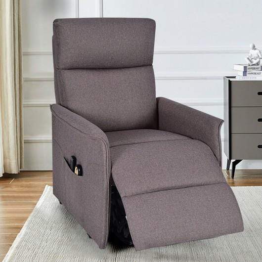 Starwood Rack Health & Beauty Electric Power Fabric Padded Lift Massage Chair Recliner Sofa-Beige