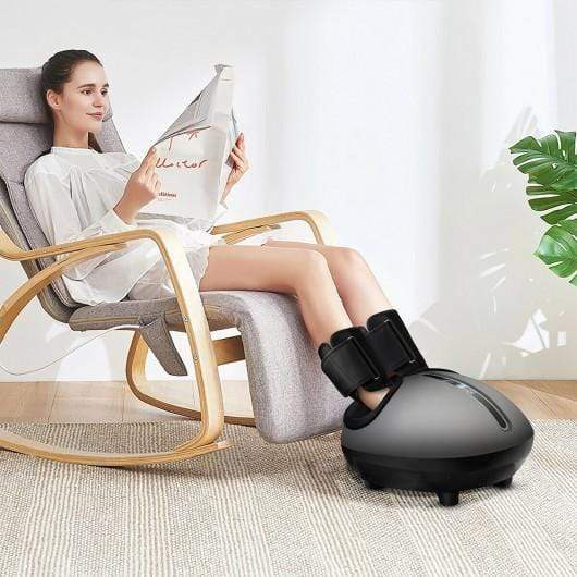 Starwood Rack Health & Beauty Foot Massager Machine with Heat and Calf Air Bag-Black