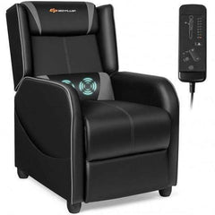 Starwood Rack Health & Beauty Home Massage Gaming Recliner Chair-Gray