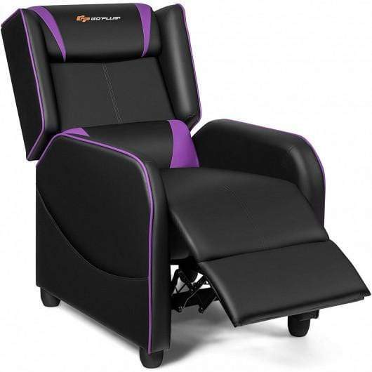 StarWood Rack Health & Beauty Home Massage Gaming Recliner Chair-Purple