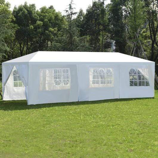 huge canopy tent 10' x 30' Outdoor Canopy Tent with Side walls-White – StarWood Rack