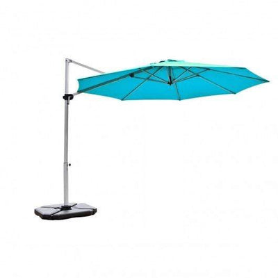 Starwood Rack Home & Garden 11' Patio Offset Cantilever Umbrella 360° Rotation Aluminum Tilt-Blue