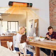 StarWood Rack Home & Garden 1500W Outdoor Electric Patio Heater with Remote Control-Black