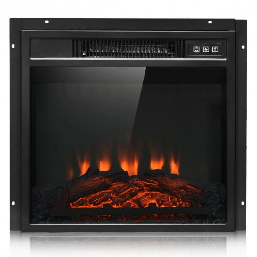 Starwood Rack Home & Garden 18" Electric Fireplace Freestanding Wall-Mounted Heater with Adjustable LED Flame