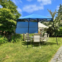 Starwood Rack Home & Garden 7 x 7 FT Sland Adjustable Portable Canopy Tent w- Backpack-Blue