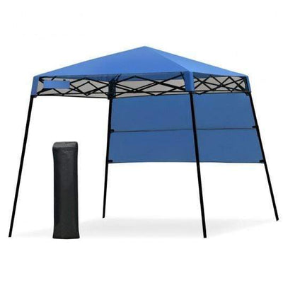 Starwood Rack Home & Garden 7 x 7 FT Sland Adjustable Portable Canopy Tent w- Backpack-Blue