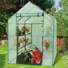Starwood Rack Home & Garden 8 shelves Mini Walk In Greenhouse Outdoor Gardening Plant Green House