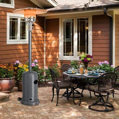 StarWood Rack Home & Garden Garden Propane Standing LP Gas Steel Accessories Heater-Silver Gray