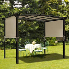 Starwood Rack Home & Garden Outdoor Canopy Shade Cover with Copper Grommets & 4 Straps