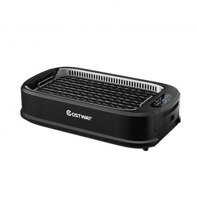 Starwood Rack Home & Garden Smokeless Electric Portable BBQ Grill with Turbo Smoke Extractor