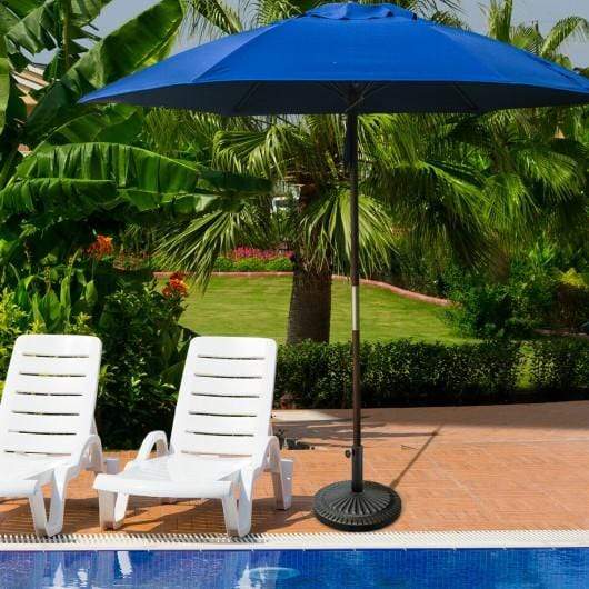 Starwood Rack Outdoor Umbrellas & Sunshades 31.5 lbs Market Heavy-Duty Outdoor Stand Bronze Umbrella Base