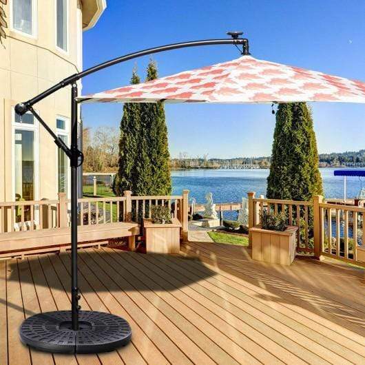Starwood Rack Outdoor Umbrellas & Sunshades 4 Plate Umbrella Base Stand for Patio