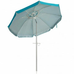 Starwood Rack Outdoor Umbrellas & Sunshades 6.5 ft Sun Shade Patio Beach Umbrella with Carry Bag without Weight Base-Blue